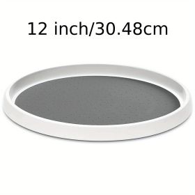 1pc Non-Skid Lazy Susan Organizers; Turntable Rack For Cabinet; Pantry Organization And Storage; Kitchen; Fridge; Spice Rack; Home Kitchen Suppli (Capacity: 12 Inch)