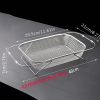 "Modern Kitchen Drain Rack - Foldable Stainless Steel Design Saves Counter Space"