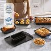 6 Piece Non-Stick Bakeware Sets, Easy for Release and Clean up, Carbon Steel